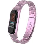 Uravas Store Mi Band 4 Metal Baklalı Kordon (Saat Değildir) - Rose - Seçenek