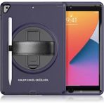 Uravas Store Newface Apple Ipad 10.2 (7.nesil) Kılıf Hand Strap Tablet Kılıfı - Lacivert
