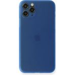 Uravas Store Newface Apple Iphone 11 Pro Kılıf Pp Ultra Ince Kapak - Mavi - (ClearEyelets)Black-RadiantOrchid