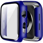 Uravas Store Newface Apple Watch 40MM Camlı Kasa Ekran Koruyucu - Lacivert