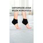 Uravas Store Ortopedik Topuk Dikeni Destekli Silikonlu Çorap 2'li Set
