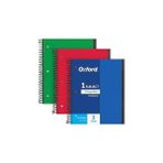 Uravas Store Oxford Spiral Defter 3'lü Paket, 1 Konu, Üniversite Kuralı, Dayanıklı Plastik Kapaklar, Güçlü