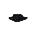 Uravas Store Pet Comfort Lodix Mira Siyah Köpek Battaniyesi 70X100CM