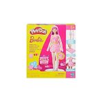 Uravas Store Play-Doh Barbie Kalpler ve Saçlar Oyuncak Bebek Seti