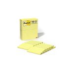 Uravas Store Post-It Pop- Notlar 7,6X12,7 Cm, 12 Ped, Amerika'nın 1 Numaralı Favori Yapışkan Notları, Kanar