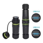 Uravas Store Powermaster PM-24598 Dişi - Dişi IP68 Su Geçirmez 3.0 Usb-A Konnektör