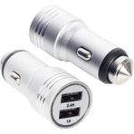 Uravas Store Powerway X-633 Çift Usb'li 3.1 Amper Metal Çakmaklık Araç Şarj Cihazı - Seçenek