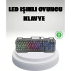 Uravas Store Rgb Işıklı Oyuncu Klavye Mouse Seti – Türkçe Q, Ayarlanabilir Dpı, Ergonomik ve Dayanıklı Tasarım - Seçenek