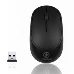 Uravas Store® Siyah Renkli Ergonomik Sessiz Kablosuz Mouse – Usb Alıcılı, Ofis Ve Oyun İçin Konforlu Bilgisayar Faresi Ms6310