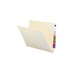 Uravas Store SMEAD%100 Geri Dönüşümlü Uç Sekmesi Dosya Klasörü, Shelf-Master® Güçlendirilmiş Düz Kesim Tab, Mekt - Ölçü - Tipi