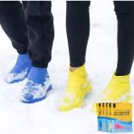 Uravas Store Sunup SN-29141 Lateks Su Geçirmez Ayakkabı Kılıfı Portatif Kaymaz Tabanlı (Medium - 34-40) - Ebatlar