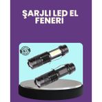 Uravas Store Suya Dayanıklı 4 Modlu Mini LED El Feneri