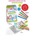Uravas Store Unicorn - Boya ve Sil Aktivite Kitabı / 3 Yaş + - Seçenek
