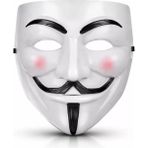 Uravas Store Üreticiniz V Mask Premium Vendetta Beyaz Maske (Guy Fawkes Stil)