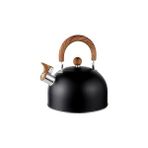 Uravas Store Valkyrie 3l Düdüklü Kettle Su Isıtıcı Çaydanlık Paslanmaz Çelik Yüksek Islıklı Siyah