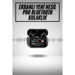 Uravas Store Yeni Nesil Anc Özellikli Çağrı Cevaplayan Dokunmatik Ekranlı Bluetooth Kulaklık Siyah - --