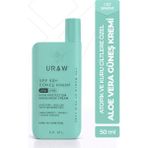 Uraw Aloe Vera Güneş Kremi | Spf 50 Ile Ve Atopik Ciltler Için Nemlendirici Güneş Koruyucu Krem 50 ml