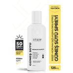 Uraw Güneş Sütü Sprey 50 Spf+ Gözenek Sıkılaştırıcı ve Leke Karşıtı | Pdrn+ Içerikli Premium Bakım
