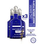 Uraw Mavi Serum Forte 3'lü Fırsat Paketi ( Yoğun Besleyici, Güçlendirici Ve Dökülme Karşıtı Saç Serumu )