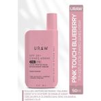 Uraw Pink Touch Blueberry | Yaşlanma Karşıtı & Ton Eşitleyici Pembe Bazlı Güneş Koruyucu Krem 50 ml