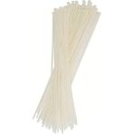Uray Home 100 Adet Beyaz Elektrik Kablosu Kablo Bağı Klips Plastik Kelepçe Cırt Cırt Kelepçe 25 Cm-3.6 mm (100, Beyaz) - Option-1 - 0 - Siyah