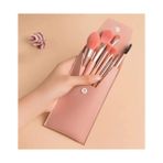 Uray Home 8'li Profesyonel Makyaj Fırça Seti, Rose Gold, Seyahat Çantalı, Göz ve Yüz Makyajı Için - Option-1