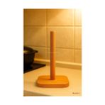 Uray Home Bambu Kağıt Havluluk Doğal Ahşap Mutfak Tezgahı Için Dikey Kağıt Havlu Standı Modern Şık Tasarım Dayanıklı Kolay Temizlenir Kaymaz Tabanlı Pratik Kağıt Havlu Tutucu Organizer (Kare)