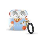 Uray Home Burga Airpods 4 ile Uyumlu Kılıf, Al Fresco - Option-1 - Altın