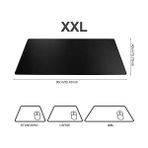 Uray Home Bvifiox Büyük Oyun Mouse Pad 89,9 cm x 39,9 cm x 0,3 Cm, Premium Dokulu Kumaşlı Genişletilmiş Büyük Mouse Pad, Kaymaz Kauçuk Taban (SIYAH-9040) - Option-1 - 001-Renkli