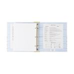 Uray Home C.r. Gibson Bloom Cep Sayfası Kitap Klasörü, Tarif Dizin Kartları, 21,5 cm G x 23,7 cm U, Çok Renkli - 000-Siyah - 1 Adet - Option-1