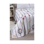 Uray Home Çarşafı Lastikli Tek Kişilik Pike Yatak Örtüsü 170 x 230 Kırmızı