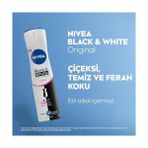 Uray Home Kadın Sprey Deodorant Black&white Invisible Clear 150 Ml,72 Saat Terleme ve Ter Kokusuna Karşı Anti Perspirant Koruma, Çiçek Kokusu,kıyafetlerde Leke Karşıtı, Alkol Içermez - Option-1