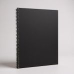 Uray Home Kareli Spiralli Not Defter, A4 Boyut (21X29,7 Cm), 60 Yaprak, 90GR. Ivory Kağıt, Ofis Için Ideal (Siyah Kapak) - -- - Option-1