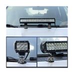 Uray Home LED Işık Çubuğu Montaj Braketi 2 Adet Evrensel Ayarlanabilir Sütun Hood Çalışma Lambası Montaj Kelepçe Tutucu Off-Road Kamyon Suv Için - Option-1
