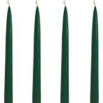 Uray Home Mum 4 Adet Standart Şamdan Mumu 25CM Boy 2cm Kalınlık Yeşil Dekoratif Mum (Yeşil)