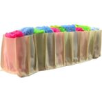Uray Home Organizer Dolap Içi/çekmece/bavul Düzenleyici Fonksiyonel Akordiyon Aç Kapa Taşınabilir Pratik Renkli Seyahat Çantası Hurç Saklama Bezi (11 Gözlü Çekmece Içi Düzenleyici, Kahverengi Small) - 001-Renkli - Option-1