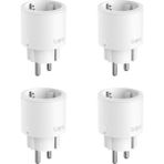 Uray Home P115 4-Pack, Mini Akıllı Wi-Fi Priz, Enerji Izleme, - 1 Adet - Ahşap