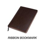 Uray Home Sert Kapaklı Defter, Büyük Pu Deri Yazı Defteri, 18,5 x 25,5 Cm, 100 Parşömen Tarzı Çizgili Çarşaf (200 Sayfa), Koyu Kahverengi - -- - Option-1