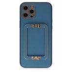 Uray Store Apple İphone 12 Pro Max Kılıf Coco Elit Kapak - Mavi