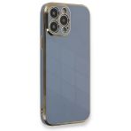 Uray Store Apple İphone 13 Pro Kılıf Volet Silikon - Mavi
