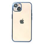 Uray Store Apple İphone 14 Kılıf Razer Lensli Silikon - Açık Mavi