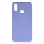 Uray Store Samsung Galaxy A10s Kılıf Nano İçi Kadife Silikon - Lila