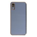 Uray Store Xiaomi Redmi 9A Kılıf Volet Silikon - Mavi