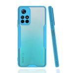 Uray Store Xiaomi Redmi Note 11T Kılıf Platin Silikon - Mavi