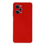 Uray Store Xiaomi Redmi Note 12 Pro 5G Kılıf Nano İçi Kadife Silikon - Kırmızı