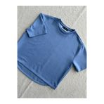 URAZ1984 Oversize T-shirt Koyu Mavi