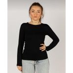 Urban Bold Kadın Uzun Kollu Siyah Likralı Bisiklet Yaka Body