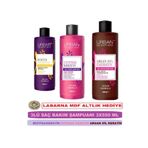 Urban Care 3lü Saç Bakım Şampuanı - Biotin & Keratin + İntense Keratin + Argan Oil & Keratin - 3X550 Ml