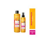 Urban Care Brezilya Keratin Düzleştirici Etkili Şampuan & Bakım Sütü 2'li Set-vegan