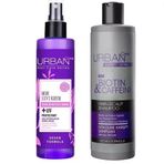 Urban Care Expert Biotin Kafein 350 ml Şampuan + Turunculaşma Karşıtı 200 ml Mor Sıvı Saç Kremi